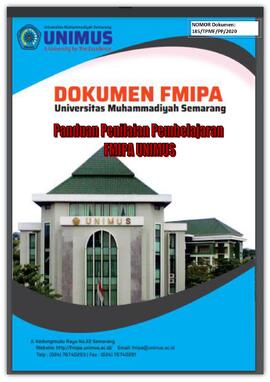 
Panduan Penilaian Pembelajaran di Lingkungan FMIPA

